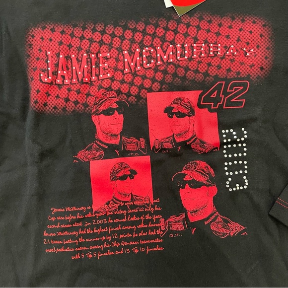 NASCAR Chase Jamie McMurray Women’s Layered Look Top - Large NWT - Picture 3 of 10